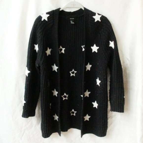 Fuzzy Star Cardigan - Picture 1 of 5